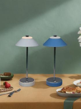 卧约皮革雨伞台灯充电PUB移动小夜灯氛围室户外露营灯酒吧清简吧