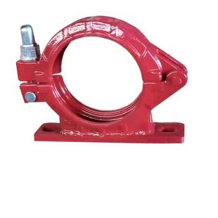 混凝土泵125管卡泵MVU管管固4定车锻造锻打孔带座泵管卡夹