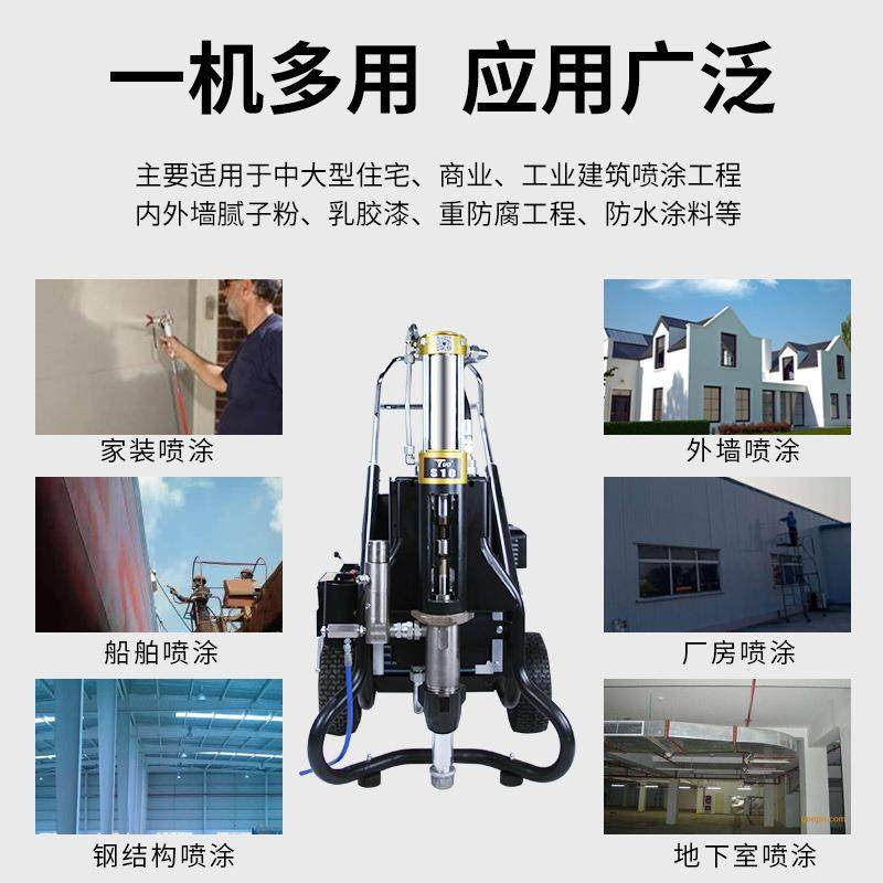 拓S10大功多功能腻子粉喷涂油机S10家率天用工程乳胶漆汽腻子喷涂