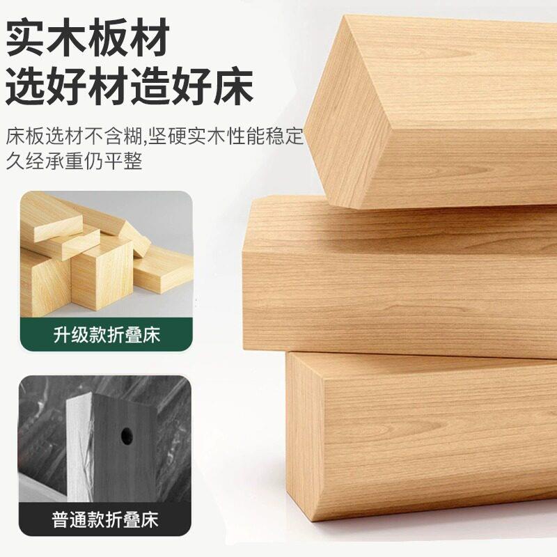 批折床人床成人家用板15米2简易床实木床出租房用叠1T197-27米铁