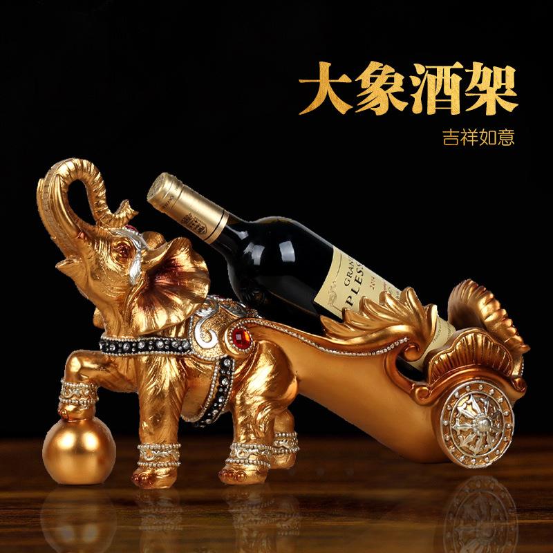 欧式马拉车红酒客架居摆件厅酒柜桌饰品树脂工艺家1004马拉品创意