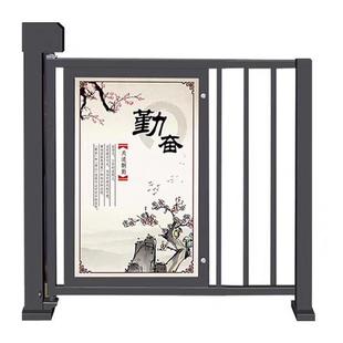 WNQ厂家小系区门禁统直流无刷栅栏电动人行门通道门侧小铝材人行