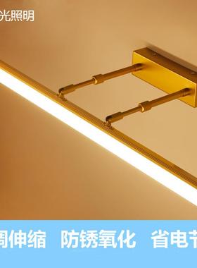 缩l防ed镜前灯可伸双镜j032臂灯现代浴室卫生间水雾画镜柜灯