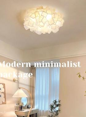 网红间房灯卧室灯主卧吸顶灯约花朵温馨0灯225年新款现代简书8922