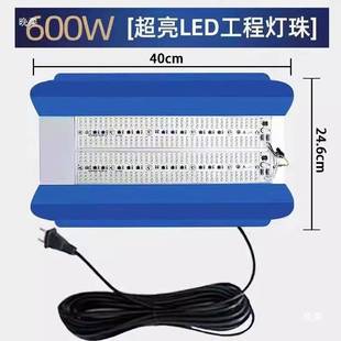 600W大功率220V油工灯工地照明灯LED碘钨灯腻子工打磨施工灯