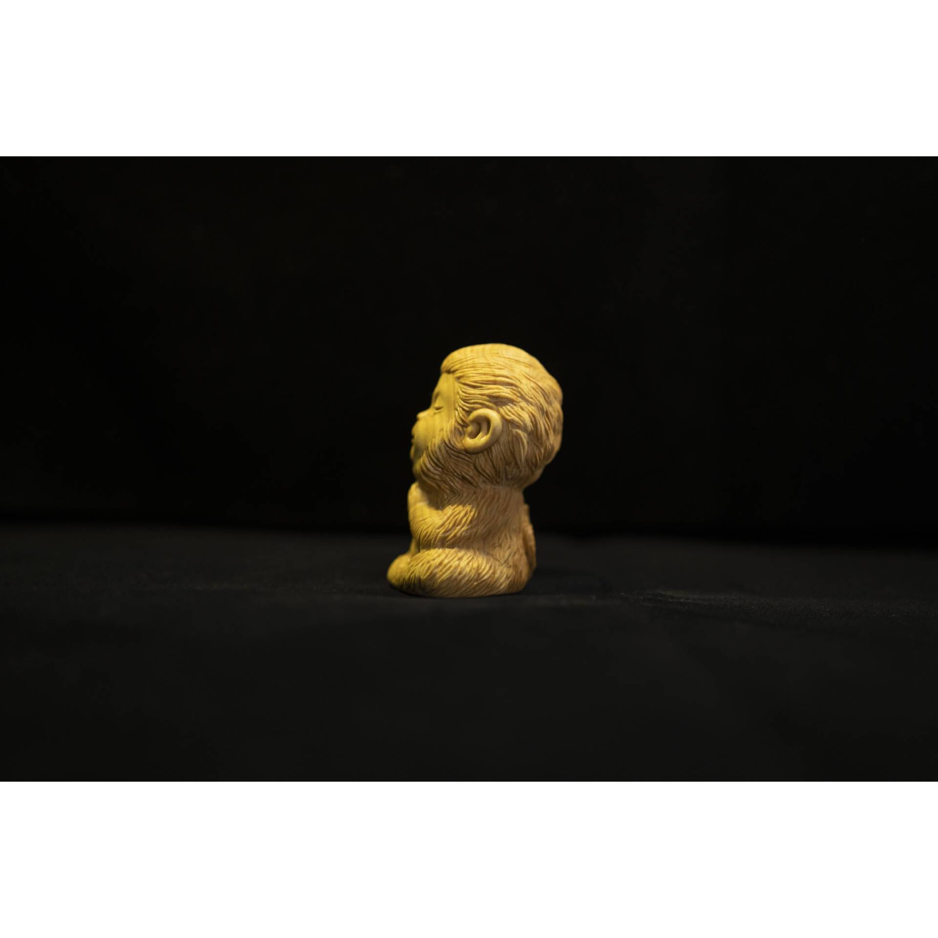 灵猴生肖猴子小叶黄杨木雕木雕摆件文玩木雕动物摆件手把件