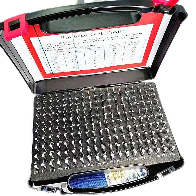 跨境货源销式钨钢针规套装0.061~0.250塞规套装通止规高精度量棒