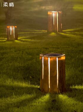 太阳园能仿真树桩灯RQ-85684网红户饰外防水公发草坪装灯庭院景观