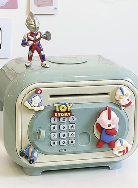 童存钱罐202儿5款只NTY进不储出男孩储存储蓄罐可进可新出密码锁