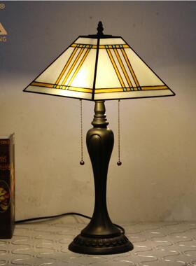 蒂汇灯璟凡尼2YIR寸照明1台灯厂创意工几何型手工镶嵌彩色玻璃艺