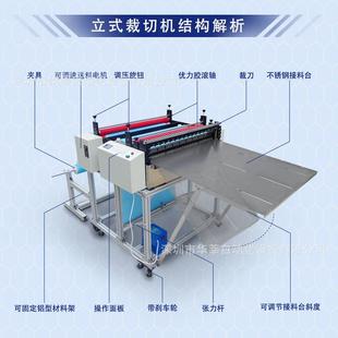 深圳家厂pvc裁切MGS裁断机热缩切片机eva电膜脑全自动机切断机微