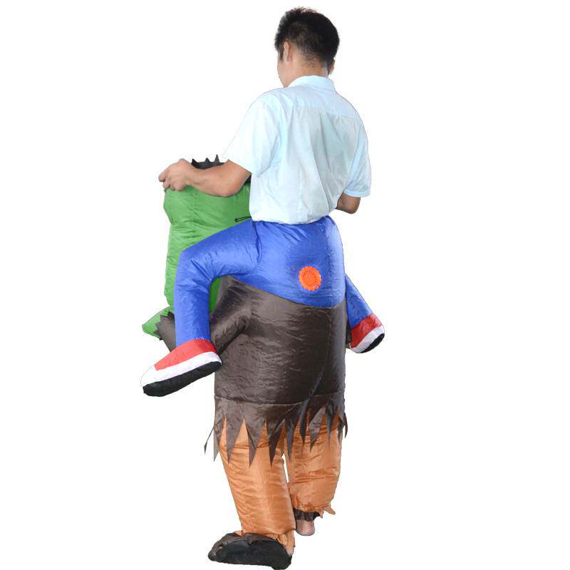 科学怪人坐骑人偶服装搞怪成人充气行走卡通cosplay表演道具服饰