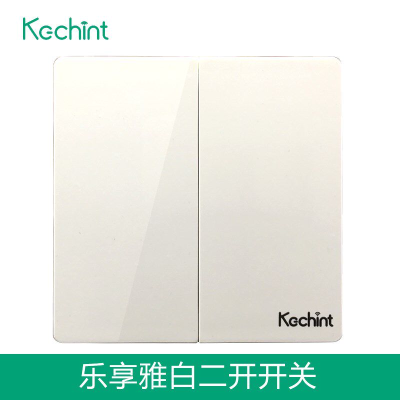 随意贴面板智能家居自发电单双控免布线二开遥控开关无线
