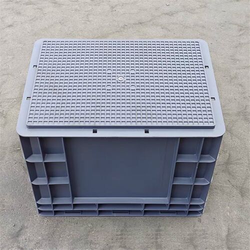 4330加厚灰色塑料箱400*300*300mm塑胶箱子加高周转箱355*255*320
