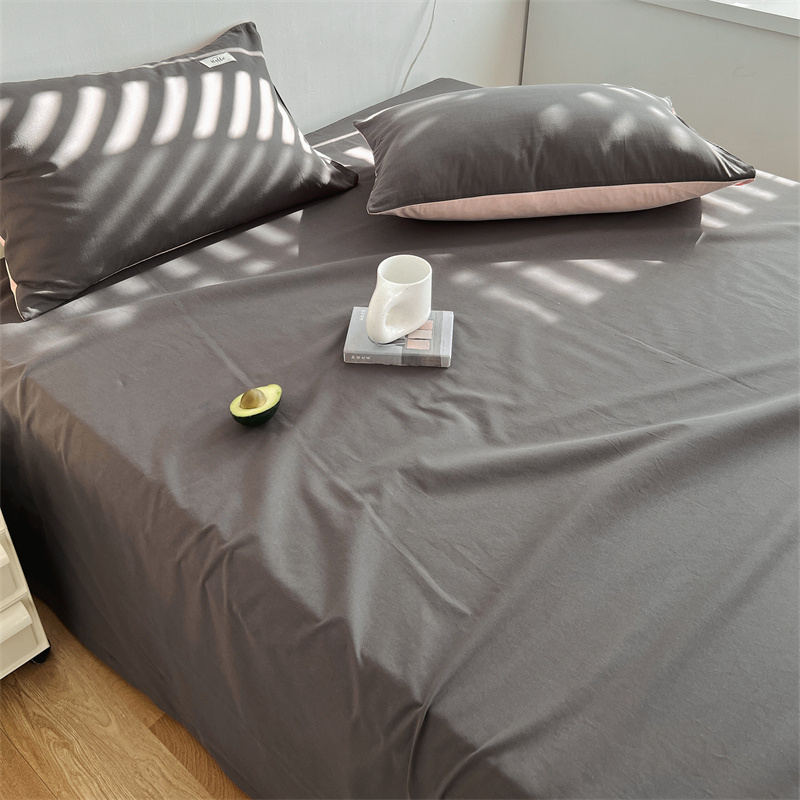 加厚纯棉床单单件100全棉磨毛冬季水洗棉宿舍单人双人被单榻榻米