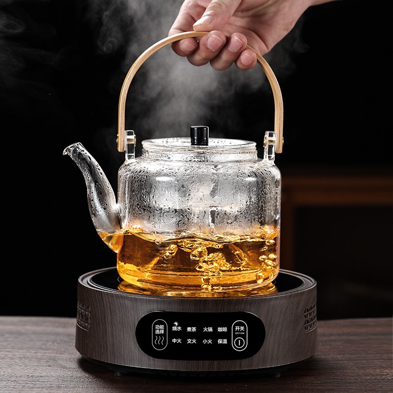 电陶炉煮茶器新款家用大功率煮茶炉小型围炉煮茶烧水加热底座