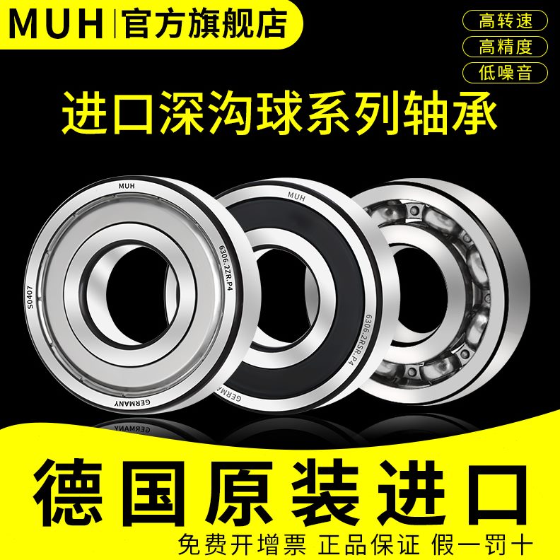 06滚轴承电机206大全6/615高速620德国进口2020RS24203206珠6206