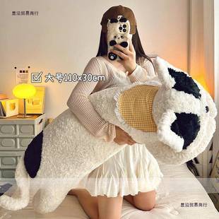 可狗抱枕夹腿条枕AL100402头女生睡觉宿爱舍靠枕午休长枕床靠垫小