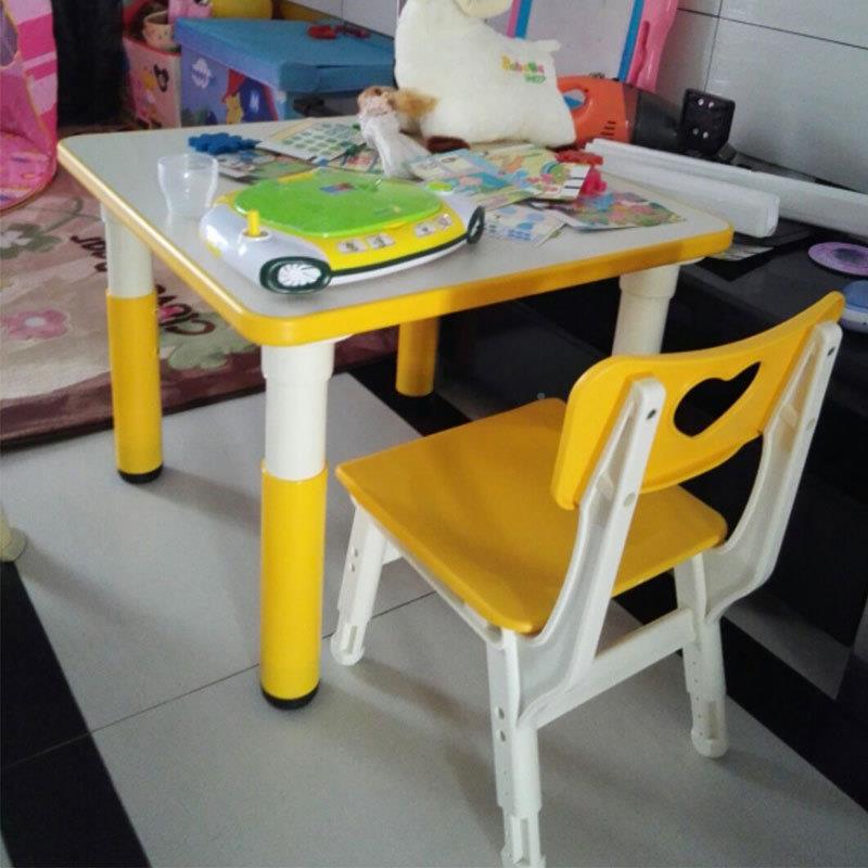 育才幼儿椅75儿童学习幼儿饭桌桌画画桌椅儿餐桌桌画画桌幼正方桌