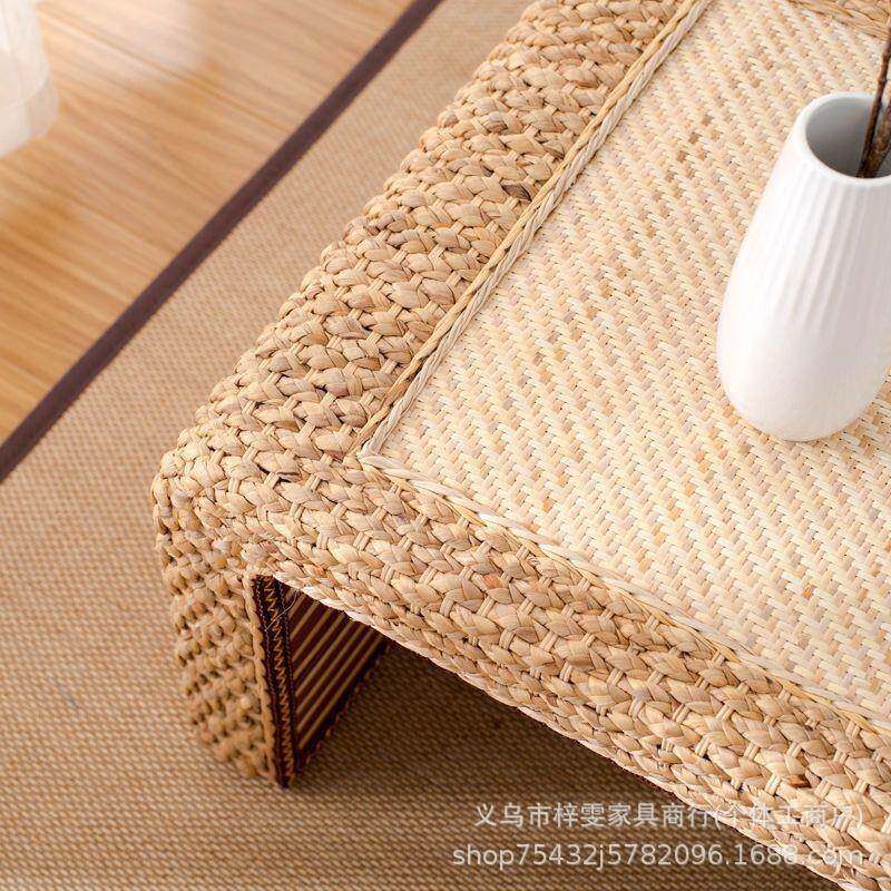 藤编榻茶榻米桌小窗茶几阳台窗子台简约飘茶台桌日式矮桌MTE炕几