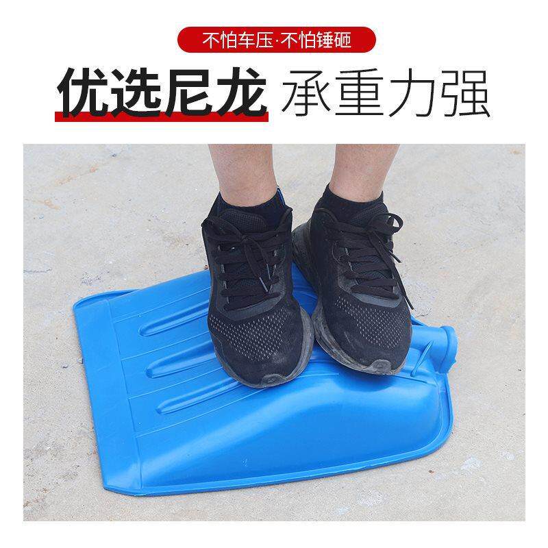 蓝色尼OVO雪龙子塑料铁锨大铲加厚耐磨木柄铲大锨粮食铲垃圾铲子