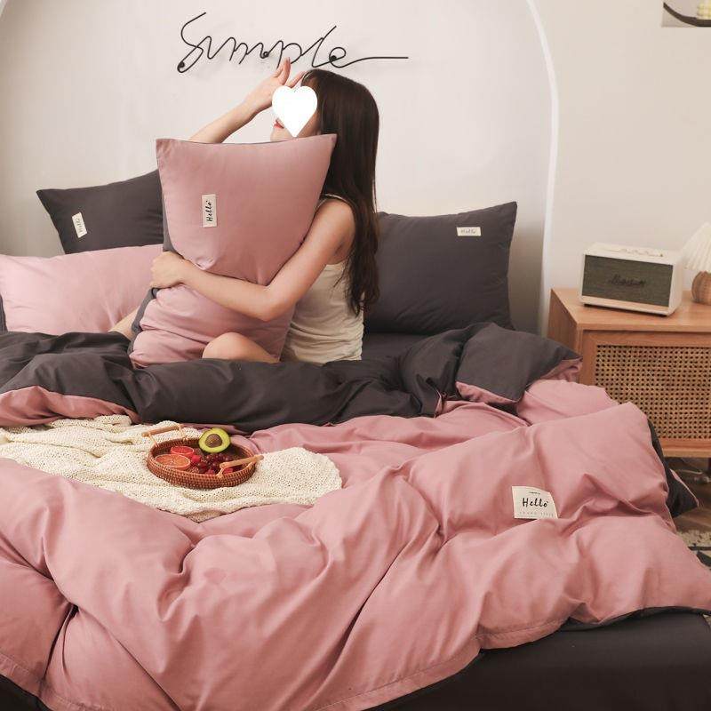 被套不起球不件粘毛三四件套被被套单XX836341件套磨毛罩柔软学生