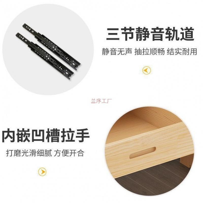 全实木桌儿童学习书写字桌卧室书房学生学桌习桌课桌小子见详情带