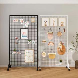 格置物架铁783丝网格饰品展示架画展架画室展品览网架幼儿作园置