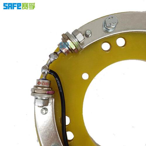无刷硒发电机组整流轮Z旋转二极管X8-10整流桥200-320K200-320KW