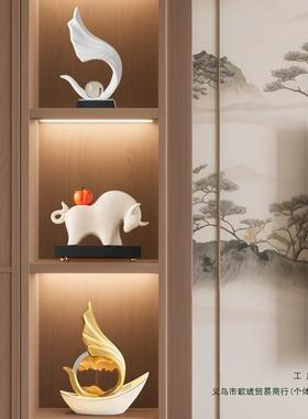 轻酒艺柜摆电视柜术家居装件饰品办公奢室风生水F97HTM85起客厅感