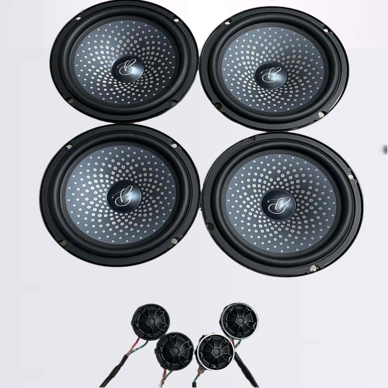 改原装大柏林之声重汽车音响6.5寸6.5寸中低音车扬声器喇叭升级装