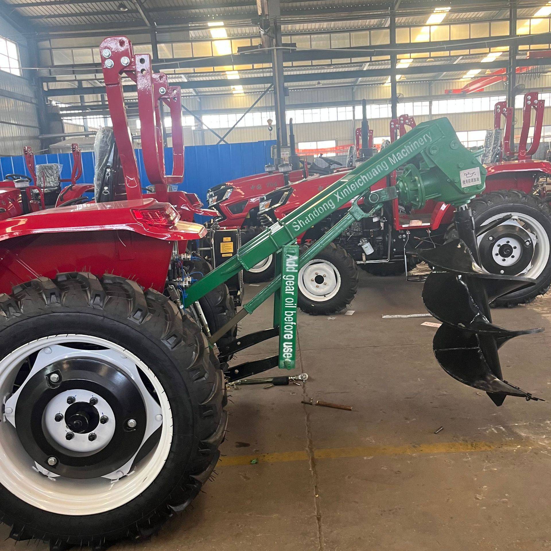 种植果树挖坑机 拖拉机悬挂式地钻机 出土效率高 打孔机