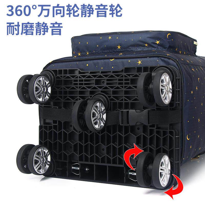 车买菜便携轻便老人购物小菜包拉车拖车车保温手提推袋拉杆车叠折