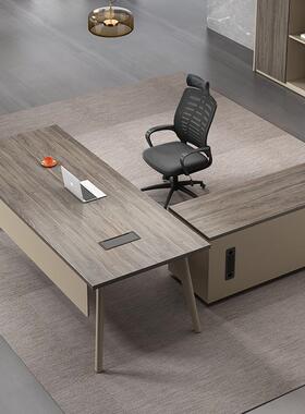 老板办公桌主简约现代设计师总桌椅组XJDB011裁合公室大班台管桌