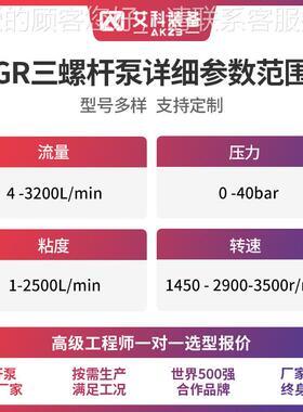 GR55MST环16NSLB3L00循油泵黄山三螺杆泵