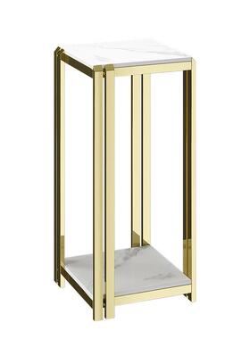 UG73轻厅奢岩板花架无品牌/不锈钢客室置内装饰摆件落式地酒店花