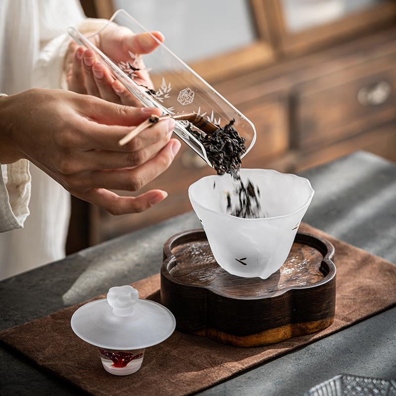 壶黑承檀实木小茶台干泡台茶木茶托盘F97S89M9壶托原木隔热垫炉垫