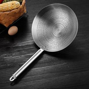 3不04锈钢漏勺厨滤网勺滤勺厨房笊篱过滤房网YN-97411捞面捞油勺
