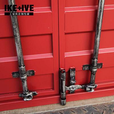 工业风厕手所门美式风T集297箱装门创意铁门餐厅个性KV洗间卧室酒