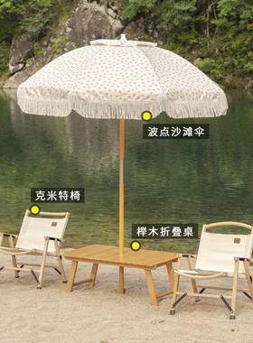 插户外旅行用简易便携伞榉木折桌椅摆摊出NFJ-H13-家租屋露营叠桌