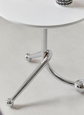 沙发边几vi茶ntage樱桃木网红几创意形角几简客厅家用迷圆你桌约