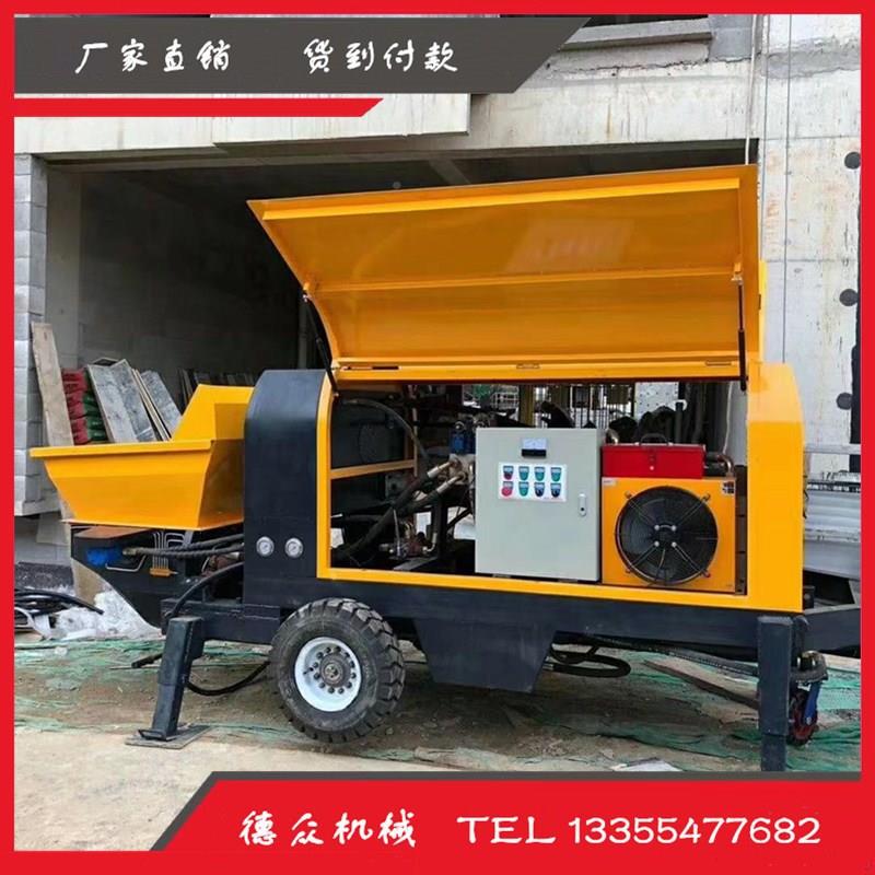 次构造柱工泵二DZ-15细石混凝土输送泵楼输层施小型混凝土送泵