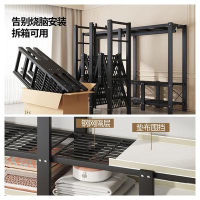 用免安装叠家卧室P+PH折简易衣柜出租房用结实耐用收纳柜子布柜衣