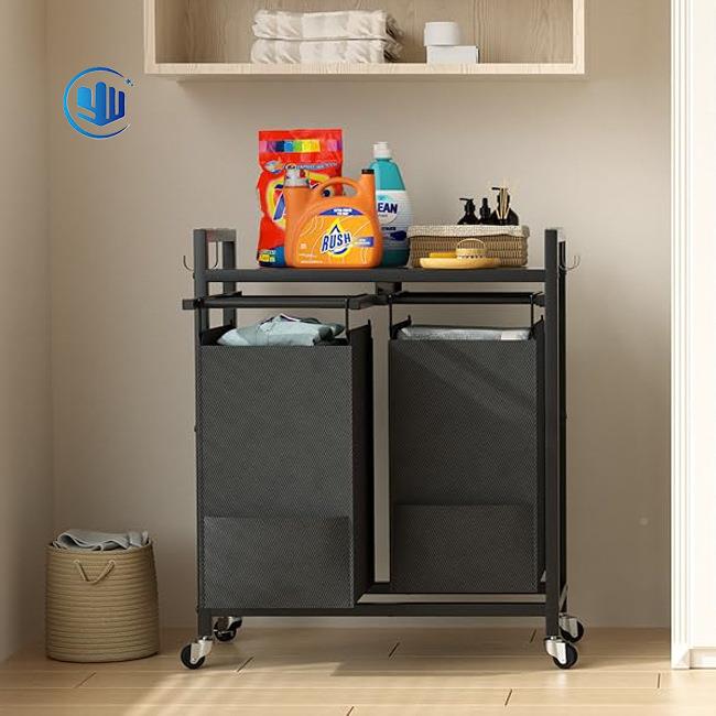 移动CLI铁艺脏衣篮用家洗衣篮脏可服衣收纳筐卫生间浴室可拆卸脏