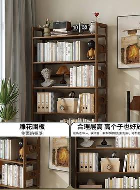 儿多童书架落地式功能置架子客厅靠墙储物架70554非简易多层实物