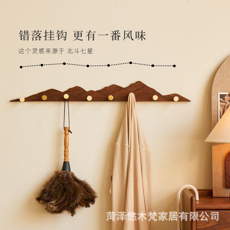 挂衣架墙上壁挂创意入户门口玄关挂衣钩进门后衣帽衣服挂钩免打孔