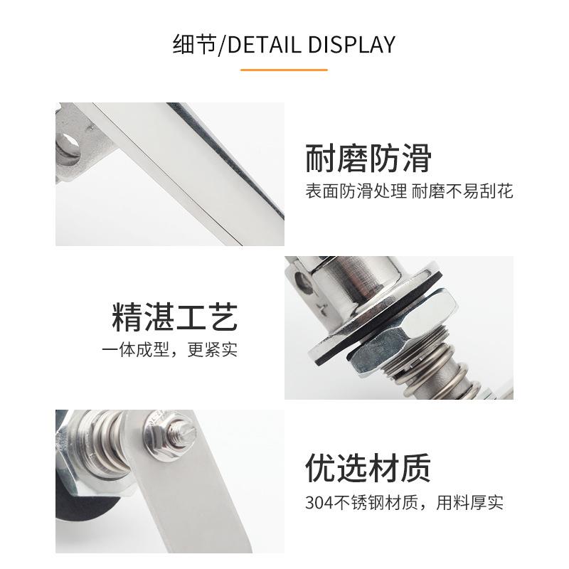 ms32MS3233手带挂304锈不把钢执手锁配电柜控锁制中柜门开关柜门