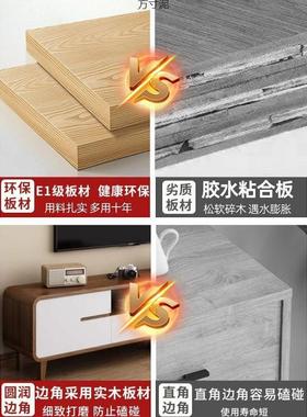 新款电视奢柜LWW茶几组合套装小户型客胡厅家用现简约落地桃色代