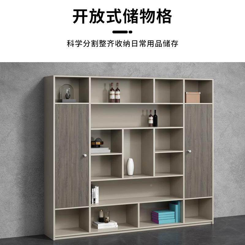 资柜柜办公室档案柜办公文件公办储物收纳柜子木MBD-012料质书柜