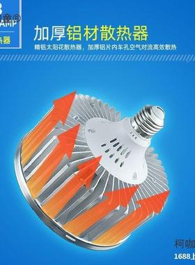 ed工矿灯厂房吊灯FAC亮厂房灯e27灯泡罩照灯明均匀1l00w。飞带麦